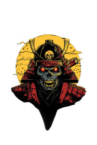 Samurai Zombie Logo Vinyl Car Decal Sticker – Waterproof & UV-Resistant 8" Samurai Zombie Logo Vinyl Car Decal Sticker – Waterproof & UV-Resistant 8"