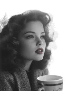 1940S French Cafe Vinyl Car Decal Sticker – Waterproof & UV-Resistant 8"