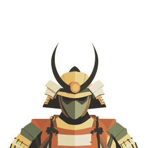 Faceless Samurai Oni Vinyl Car Decal Sticker – Waterproof & UV-Resistant 8"