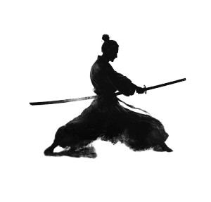 Black Sword Silhouette Vinyl Car Decal Sticker – Waterproof & UV-Resistant 8"