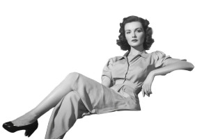 1940S Relaxed Woman Vinyl Car Decal Sticker – Waterproof & UV-Resistant 8"