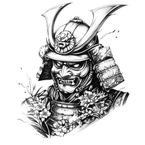 Samurai Tattoo V7 Vinyl Car Decal Sticker – Waterproof & UV-Resistant 8" Samurai Tattoo V7 Vinyl Car Decal Sticker – Waterproof & UV-Resistant 8"