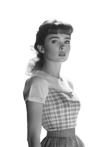 Audrey Hepburn Portrait Vinyl Car Decal Sticker – Waterproof & UV-Resistant 8"