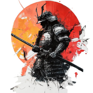 Samurai V5 Vinyl Car Decal Sticker – Waterproof & UV-Resistant 8" Samurai V5 Vinyl Car Decal Sticker – Waterproof & UV-Resistant 8"