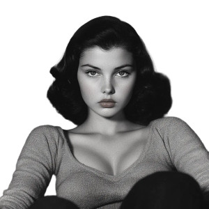 1940'S Starlet Vinyl Car Decal Sticker – Waterproof & UV-Resistant 8" 1940'S Starlet Vinyl Car Decal Sticker – Waterproof & UV-Resistant 8"