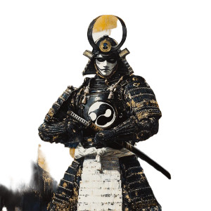 Samurai With Kabuki Mask Vinyl Car Decal Sticker – Waterproof & UV-Resistant 8" Samurai With Kabuki Mask Vinyl Car Decal Sticker – Waterproof & UV-Resistant 8"