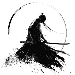 Minimalistic Samurai Art Vinyl Car Decal Sticker – Waterproof & UV-Resistant 8" Minimalistic Samurai Art Vinyl Car Decal Sticker – Waterproof & UV-Resistant 8"