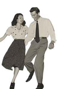 Vintage Dancing Couple Vinyl Car Decal Sticker – Waterproof & UV-Resistant 8" Vintage Dancing Couple Vinyl Car Decal Sticker – Waterproof & UV-Resistant 8"