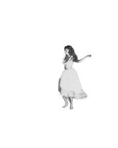 1940'S Hula Starlet Vinyl Car Decal Sticker – Waterproof & UV-Resistant 8" 1940'S Hula Starlet Vinyl Car Decal Sticker – Waterproof & UV-Resistant 8"
