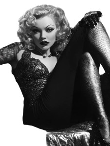 Glamorous Dietrich Pose Vinyl Car Decal Sticker – Waterproof & UV-Resistant 8"