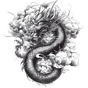 Anime Dragon Tattoo Vinyl Car Decal Sticker – Waterproof & UV-Resistant 8" Anime Dragon Tattoo Vinyl Car Decal Sticker – Waterproof & UV-Resistant 8"