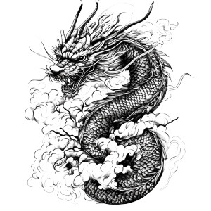 Japanese Dragon Tattoo V13 Vinyl Car Decal Sticker – Waterproof & UV-Resistant 8" Japanese Dragon Tattoo V13 Vinyl Car Decal Sticker – Waterproof & UV-Resistant 8"