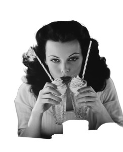 Hedy Lamarr Sundae Vinyl Car Decal Sticker – Waterproof & UV-Resistant 8"