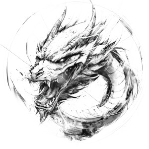 Futuristic Dragon Tattoo Vinyl Car Decal Sticker – Waterproof & UV-Resistant 8" Futuristic Dragon Tattoo Vinyl Car Decal Sticker – Waterproof & UV-Resistant 8"