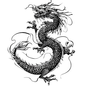 Chinese Dragon Vector Vinyl Car Decal Sticker – Waterproof & UV-Resistant 8" Chinese Dragon Vector Vinyl Car Decal Sticker – Waterproof & UV-Resistant 8"