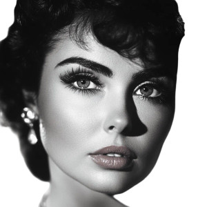 Elizabeth Taylor Vinyl Car Decal Sticker – Waterproof & UV-Resistant 8"