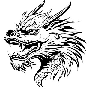 Evil Chinese Dragon Vinyl Car Decal Sticker – Waterproof & UV-Resistant 8" Evil Chinese Dragon Vinyl Car Decal Sticker – Waterproof & UV-Resistant 8"