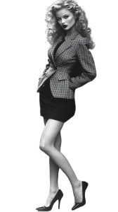 Glamorous Young Woman Vinyl Car Decal Sticker – Waterproof & UV-Resistant 8"