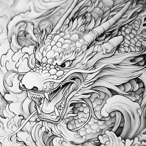 Japanese Dragon Sketch V2 Vinyl Car Decal Sticker – Waterproof & UV-Resistant 8" Japanese Dragon Sketch V2 Vinyl Car Decal Sticker – Waterproof & UV-Resistant 8"