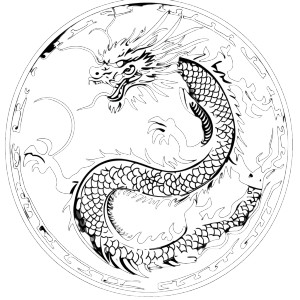 Kungfu Dragon Circle V2 Vinyl Car Decal Sticker – Waterproof & UV-Resistant 8" Kungfu Dragon Circle V2 Vinyl Car Decal Sticker – Waterproof & UV-Resistant 8"