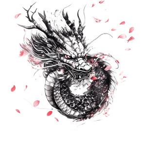 Chinese Dragon Illustration V5 Vinyl Car Decal Sticker – Waterproof & UV-Resistant 8" Chinese Dragon Illustration V5 Vinyl Car Decal Sticker – Waterproof & UV-Resistant 8"