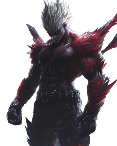 Dark Seraphim Garou Vinyl Car Decal Sticker – Waterproof & UV-Resistant 8"