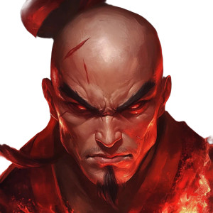 Angry Lee-Sin Vinyl Car Decal Sticker – Waterproof & UV-Resistant 8"