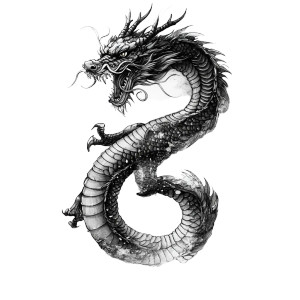 Realistic Dragon Tattoo Vinyl Car Decal Sticker – Waterproof & UV-Resistant 8" Realistic Dragon Tattoo Vinyl Car Decal Sticker – Waterproof & UV-Resistant 8"