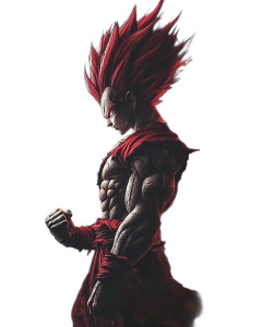 Legendary Dbz Character Vinyl Car Decal Sticker – Waterproof & UV-Resistant 8"