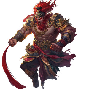 Fiery Chinese General Vinyl Car Decal Sticker – Waterproof & UV-Resistant 8" Fiery Chinese General Vinyl Car Decal Sticker – Waterproof & UV-Resistant 8"