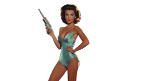 Vintage Space Siren Vinyl Car Decal Sticker – Waterproof & UV-Resistant 8"