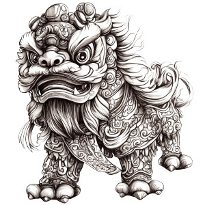 Lion Dance Vinyl Car Decal Sticker – Waterproof & UV-Resistant 8" Lion Dance Vinyl Car Decal Sticker – Waterproof & UV-Resistant 8"