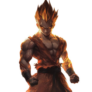 Dragon Ball Z Saiyan Vinyl Car Decal Sticker – Waterproof & UV-Resistant 8"