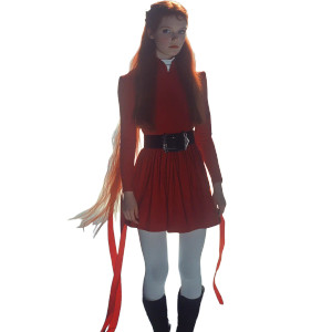 Mysterious Red-Haired Girl Vinyl Car Decal Sticker – Waterproof & UV-Resistant 8" Mysterious Red-Haired Girl Vinyl Car Decal Sticker – Waterproof & UV-Resistant 8"