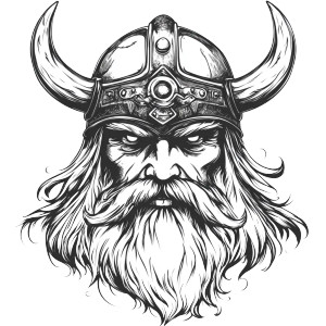 Viking Face Vinyl Car Decal Sticker – Waterproof & UV-Resistant 8" Viking Face Vinyl Car Decal Sticker – Waterproof & UV-Resistant 8"