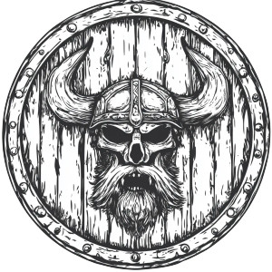 Viking Shield Outline Vinyl Car Decal Sticker – Waterproof & UV-Resistant 8" Viking Shield Outline Vinyl Car Decal Sticker – Waterproof & UV-Resistant 8"