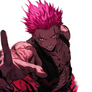 Dark Anime Spellcaster Vinyl Car Decal Sticker – Waterproof & UV-Resistant 8"