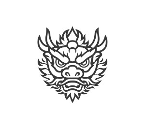 Chinese Dragon Logo V3 Vinyl Car Decal Sticker – Waterproof & UV-Resistant 8" Chinese Dragon Logo V3 Vinyl Car Decal Sticker – Waterproof & UV-Resistant 8"