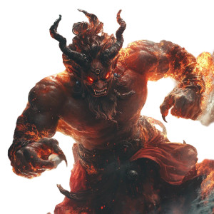 Evil Buddhist Demon Vinyl Car Decal Sticker – Waterproof & UV-Resistant 8"