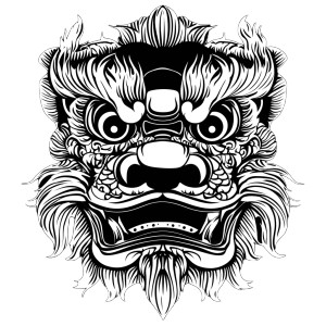 Lion Dance Illustration Vinyl Car Decal Sticker – Waterproof & UV-Resistant 8" Lion Dance Illustration Vinyl Car Decal Sticker – Waterproof & UV-Resistant 8"