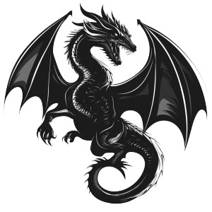 Dragon Silhouette Vinyl Car Decal Sticker – Waterproof & UV-Resistant 8" Dragon Silhouette Vinyl Car Decal Sticker – Waterproof & UV-Resistant 8"