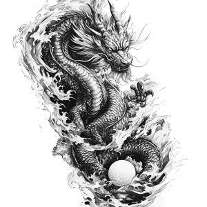 Realistic Dragon Tattoo V2 Vinyl Car Decal Sticker – Waterproof & UV-Resistant 8" Realistic Dragon Tattoo V2 Vinyl Car Decal Sticker – Waterproof & UV-Resistant 8"