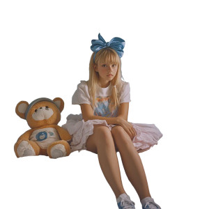 Space Bear Companion Vinyl Car Decal Sticker – Waterproof & UV-Resistant 8"