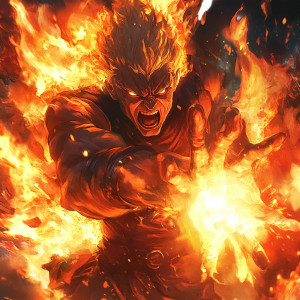 Fire-Wielding Warrior Vinyl Car Decal Sticker – Waterproof & UV-Resistant 8" Fire-Wielding Warrior Vinyl Car Decal Sticker – Waterproof & UV-Resistant 8"