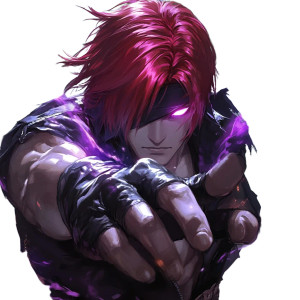 Iori Style Character Vinyl Car Decal Sticker – Waterproof & UV-Resistant 8"