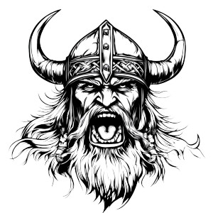 Viking War Cry Vinyl Car Decal Sticker – Waterproof & UV-Resistant 8"