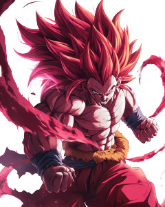 Ssj4 Goku Power Vinyl Car Decal Sticker – Waterproof & UV-Resistant 8"