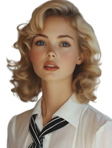 Elegant Blonde Portrait Vinyl Car Decal Sticker – Waterproof & UV-Resistant 8" Elegant Blonde Portrait Vinyl Car Decal Sticker – Waterproof & UV-Resistant 8"