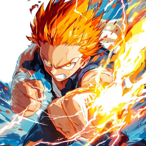 Anime Warrior Spirit Vinyl Car Decal Sticker – Waterproof & UV-Resistant 8" Anime Warrior Spirit Vinyl Car Decal Sticker – Waterproof & UV-Resistant 8"