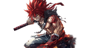 Shonen Warrior Vinyl Car Decal Sticker – Waterproof & UV-Resistant 8" Shonen Warrior Vinyl Car Decal Sticker – Waterproof & UV-Resistant 8"